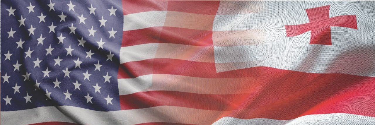 Georgia 🇬🇪 in USA banner