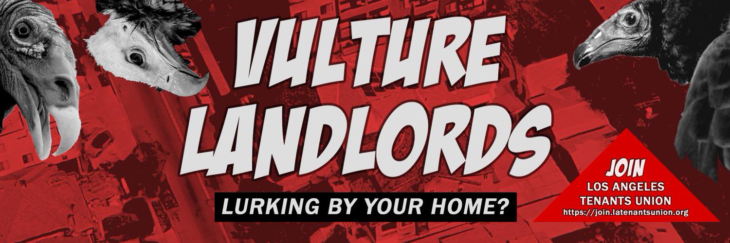 L.A. Tenants Union's banner