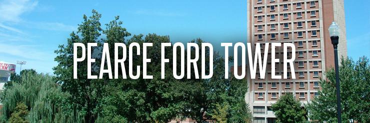 Pearce Ford Tower banner