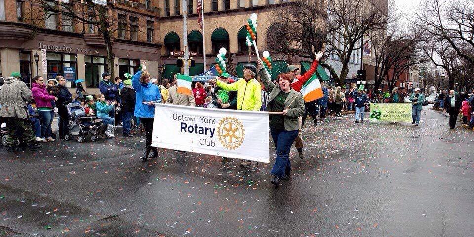 Uptown York Rotary banner