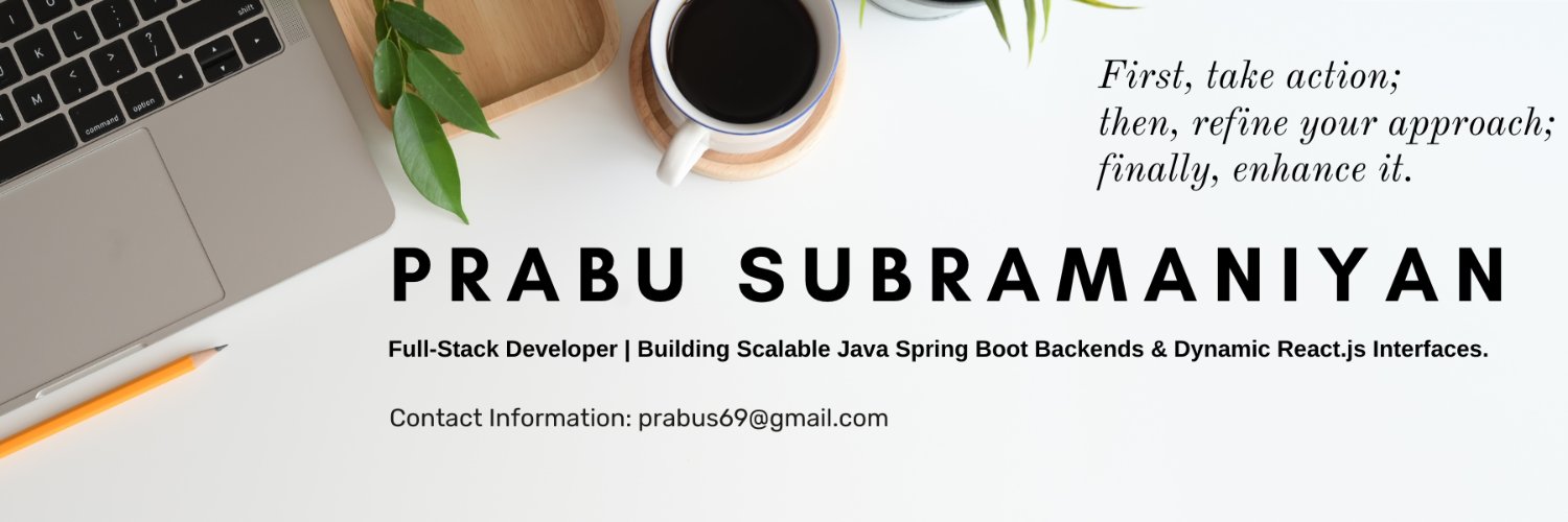 prabusubra's profile banner image