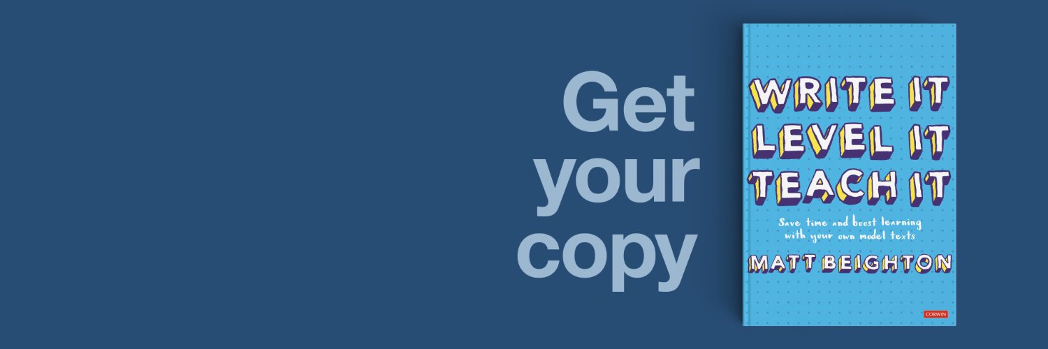 Matt Beighton - Writer of words banner