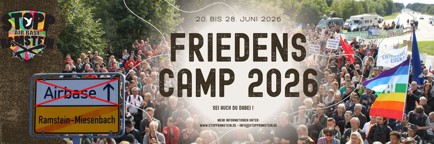 Stopp Air Base Ramstein banner