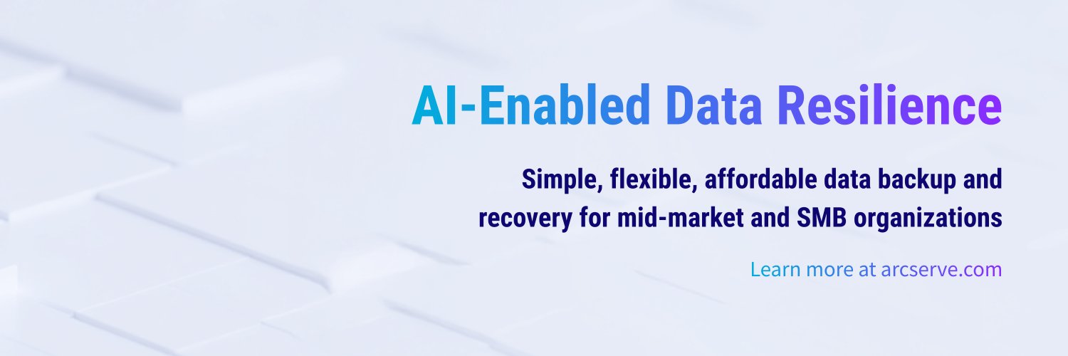 Arcserve banner