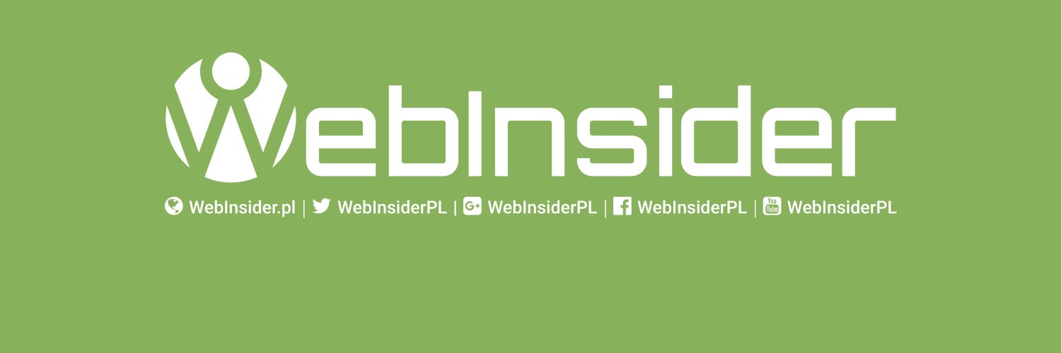 WebinsiderPL's profile banner image