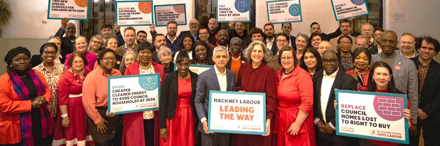 Hackney Labour banner