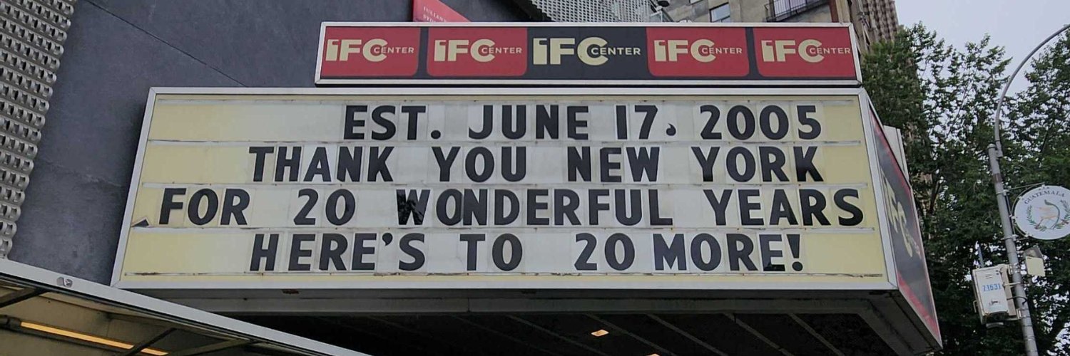 IFC Center's banner