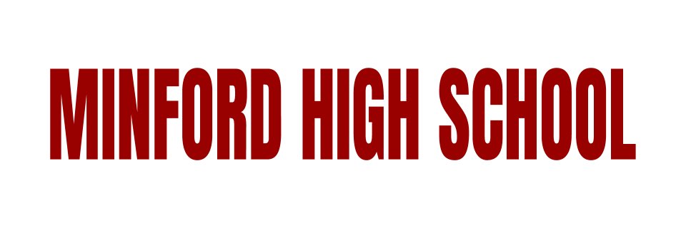Minford High School banner