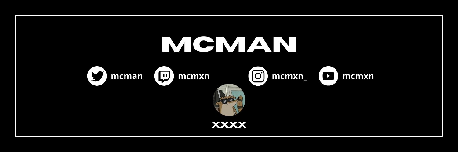 mcman's profile banner image