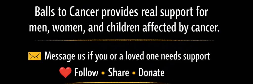 Balls to Cancer banner
