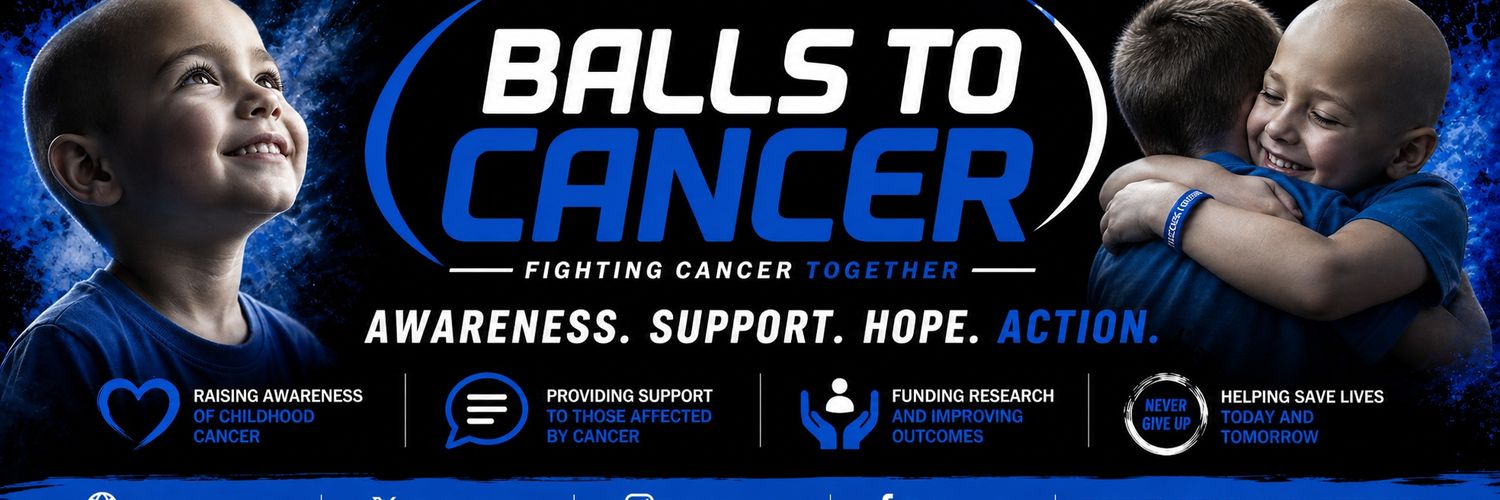 Balls to Cancer banner