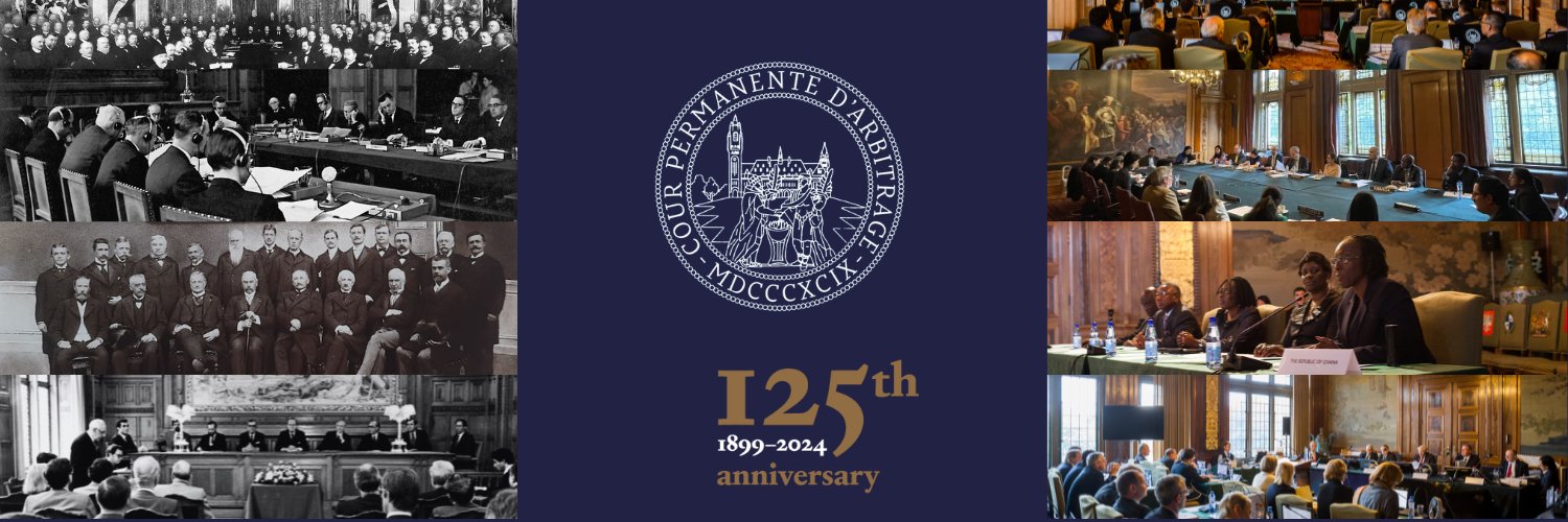 Permanent Court of Arbitration's banner