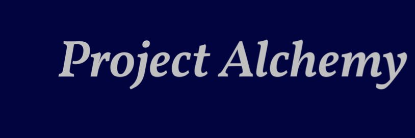 Project Alchemy banner