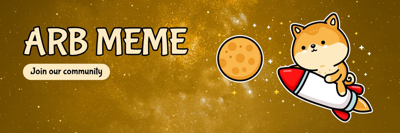 ArbMeme (💙,🧡) banner