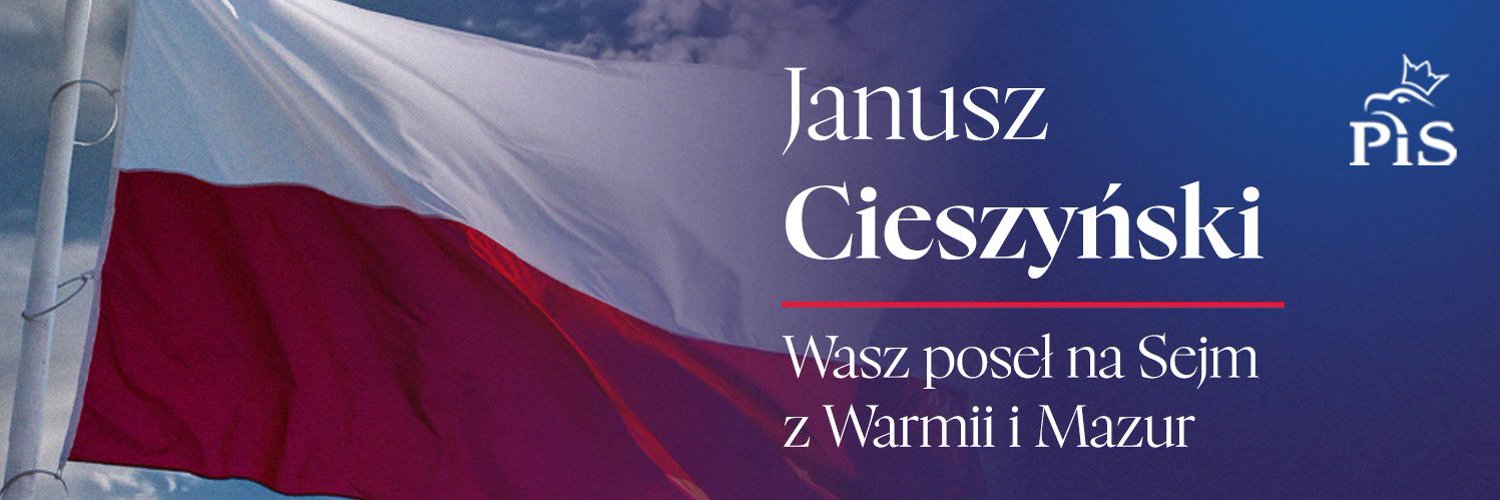 Janusz Cieszyński Profile Banner