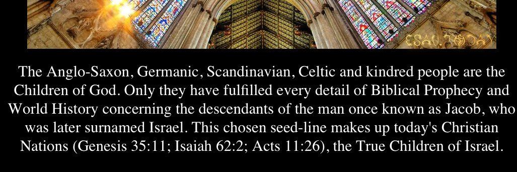 White Israelite ⚡️⚡️ banner