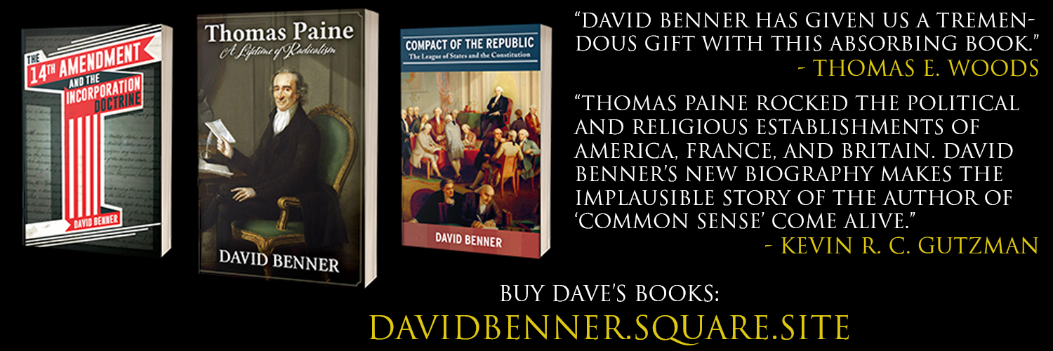 Dave Benner, Nemesis of Neocons's banner