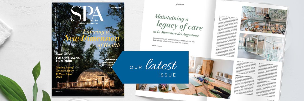 Spa Inc. Magazine banner