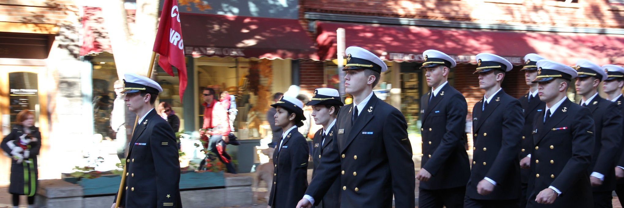 Cornell Naval ROTC banner