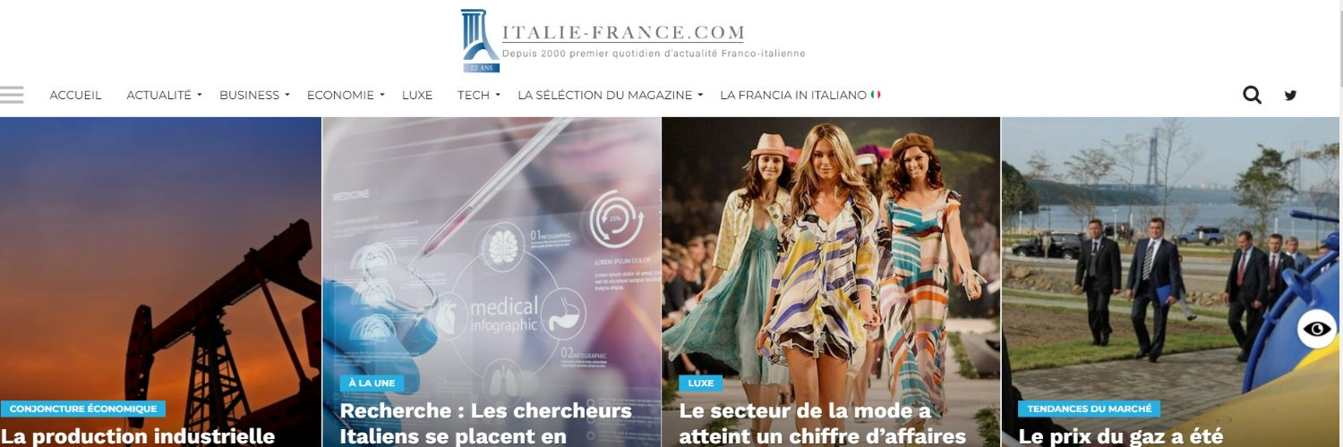 ACTUALITÉ ITALIE-FRANCE banner