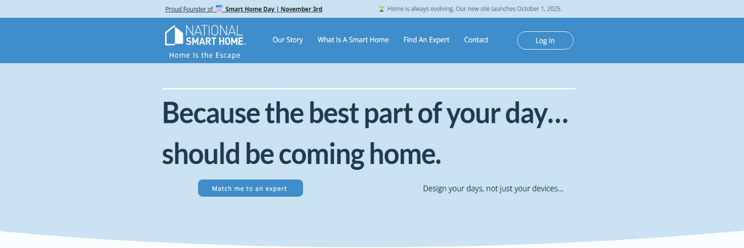 National Smart Home banner