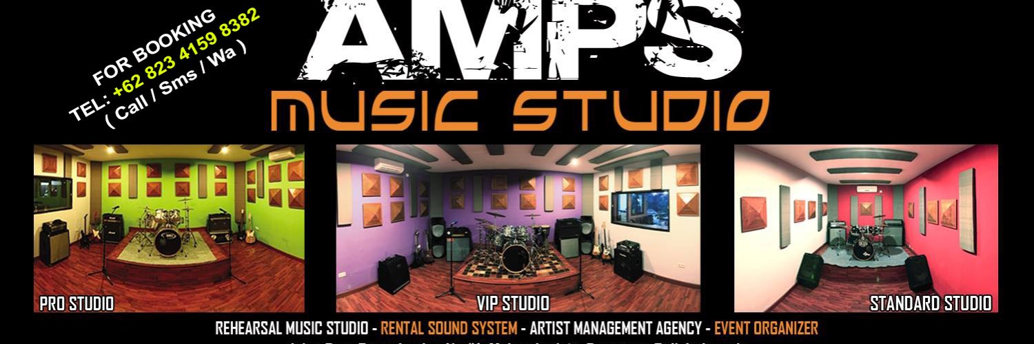AMPS Music Studio banner