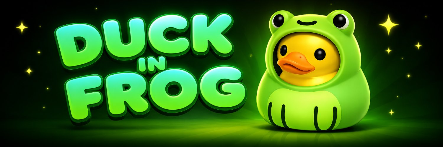 Duck In Frog banner