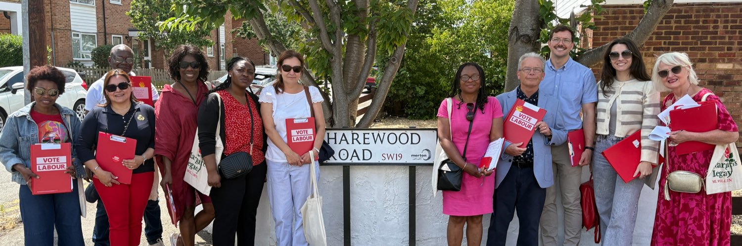 Mitcham & Morden Labour Party banner