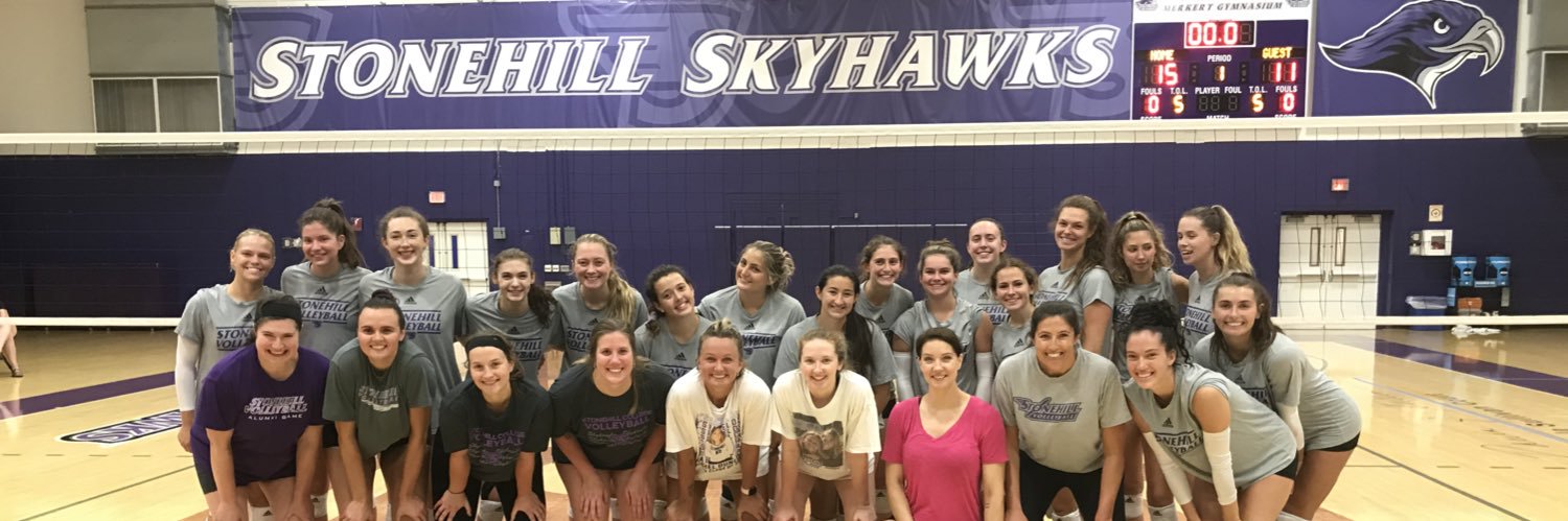 Stonehill Volleyball banner