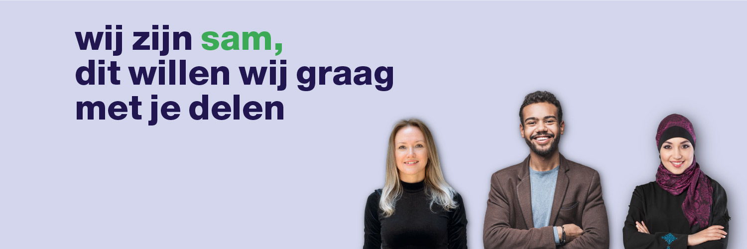 Wij zijn SAM banner