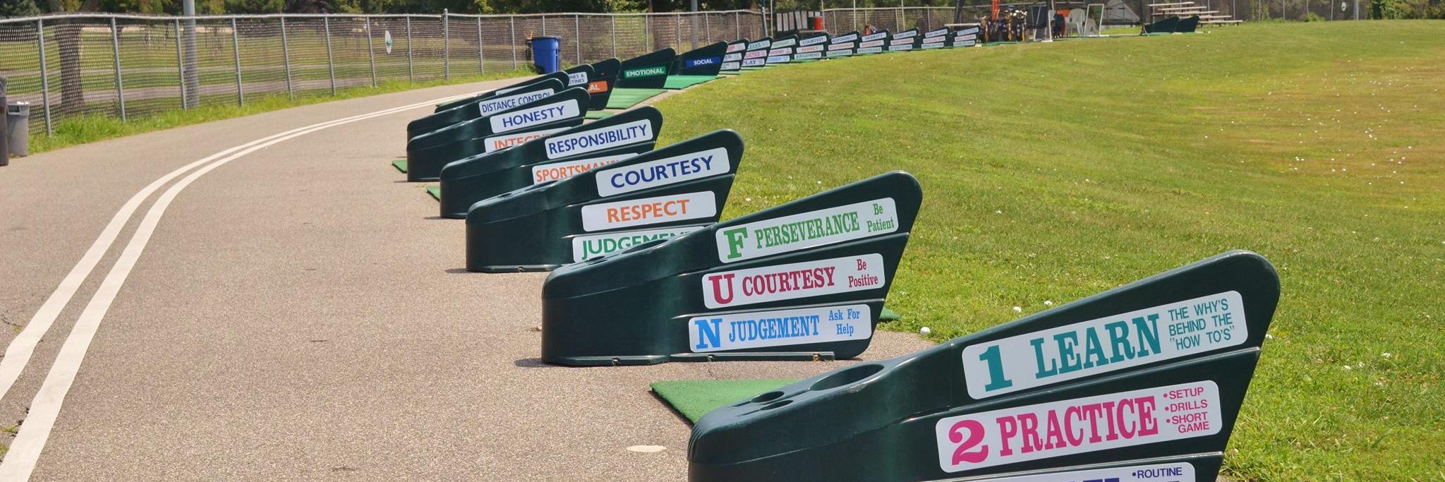 The First Tee of Nassau County banner