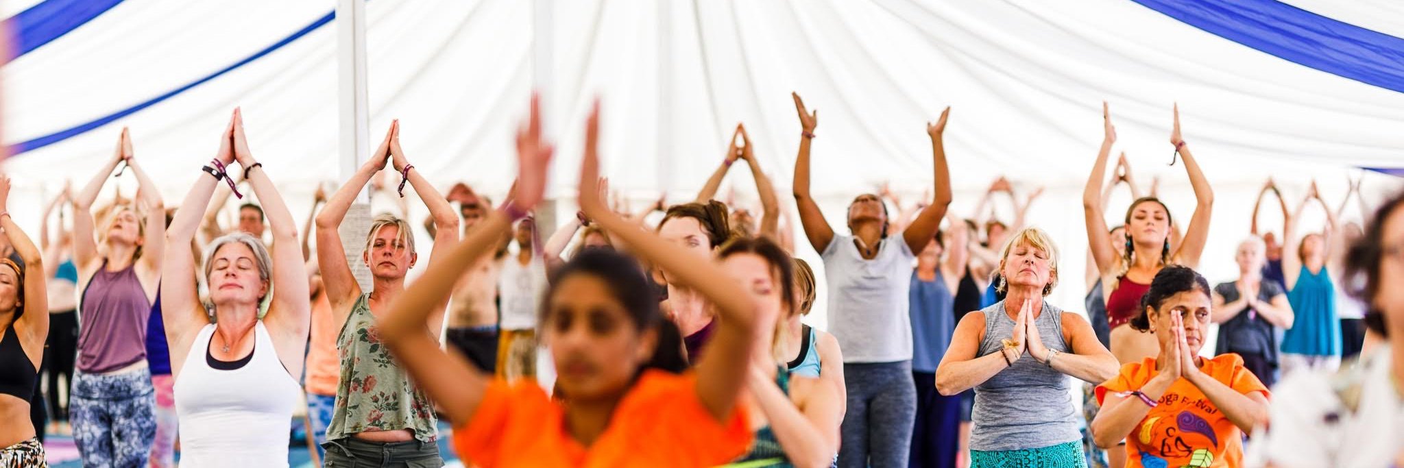 World Yoga Festival banner