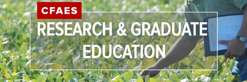 CFAES Research & Graduate Education banner