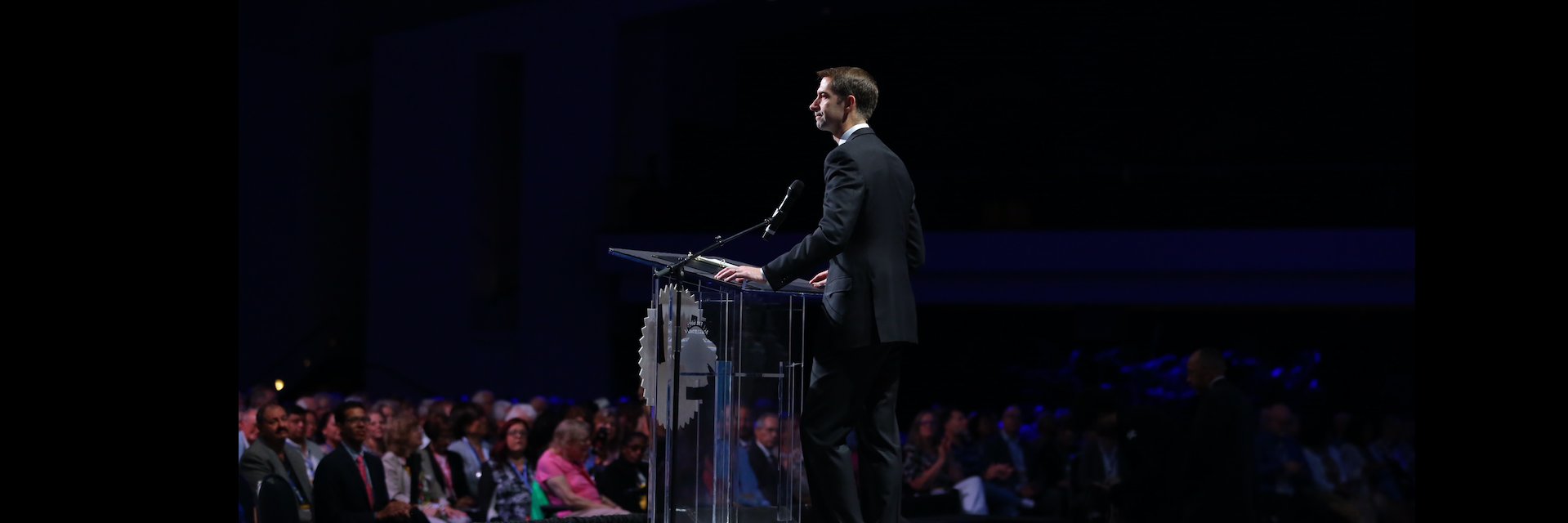 Tom Cotton's banner