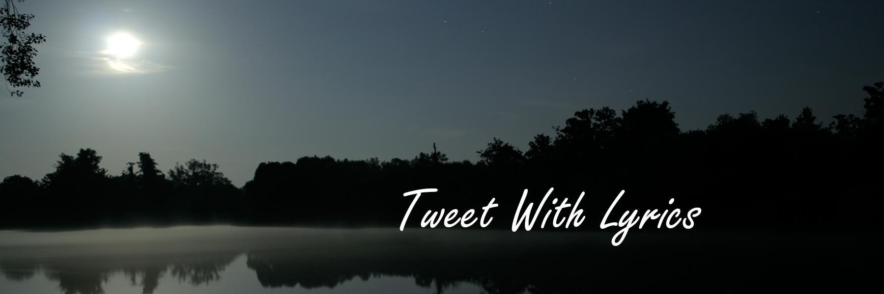 TweetWithLyrics's profile banner image