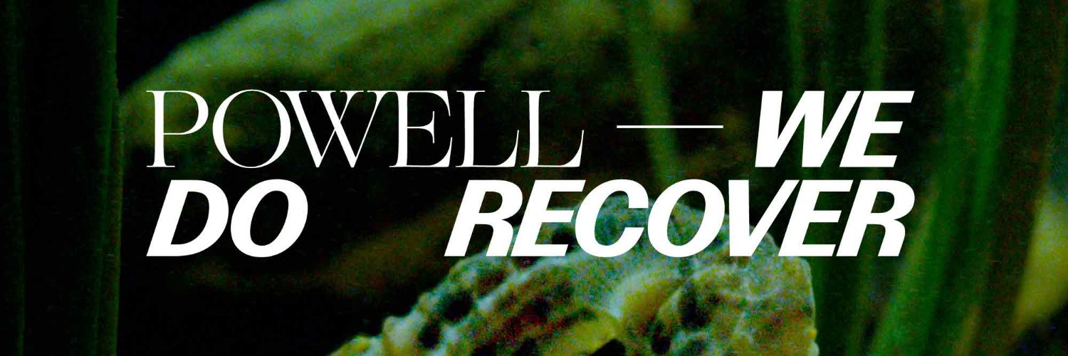 Powell's banner