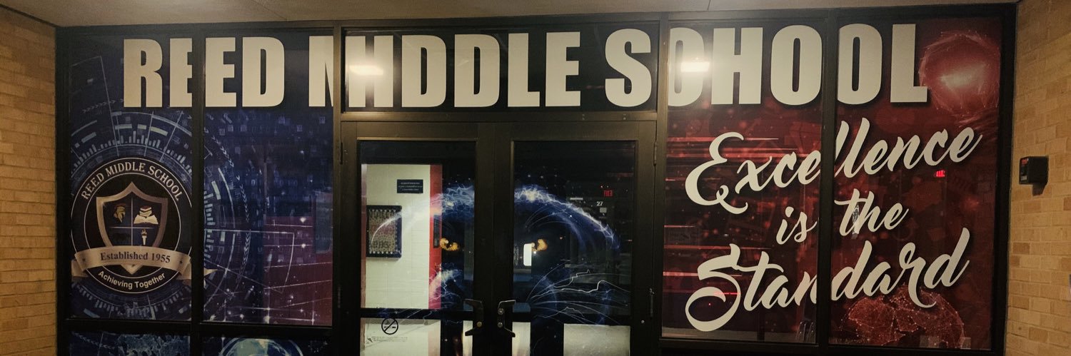 Reed Middle School banner