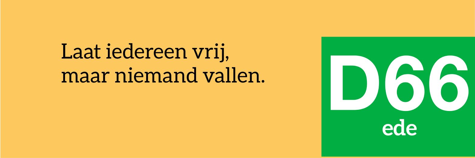 D66 Ede banner