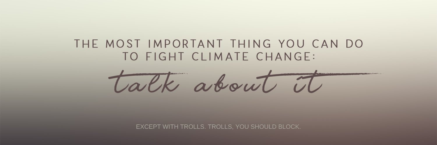 Prof. Katharine Hayhoe's banner