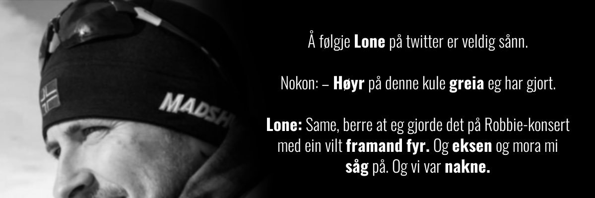 Lone Martinsen's banner