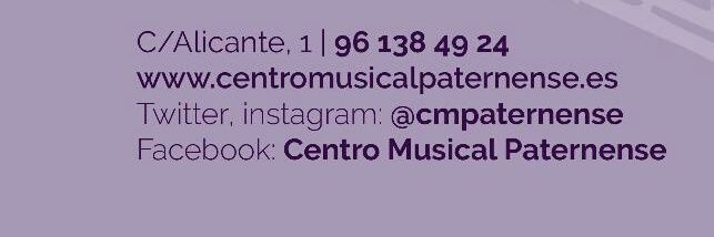 Centro Musical Paternense banner