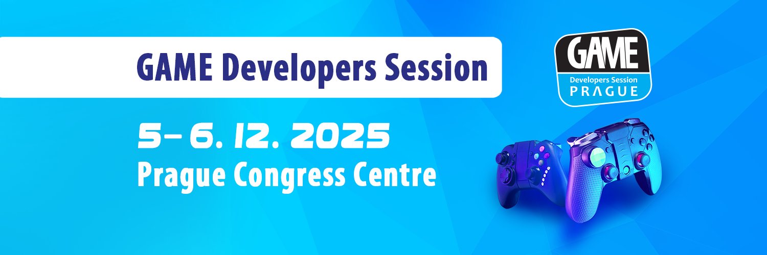 GAME Developers Sesssion Prague ⭐ 5.-6. Dec 2025 banner