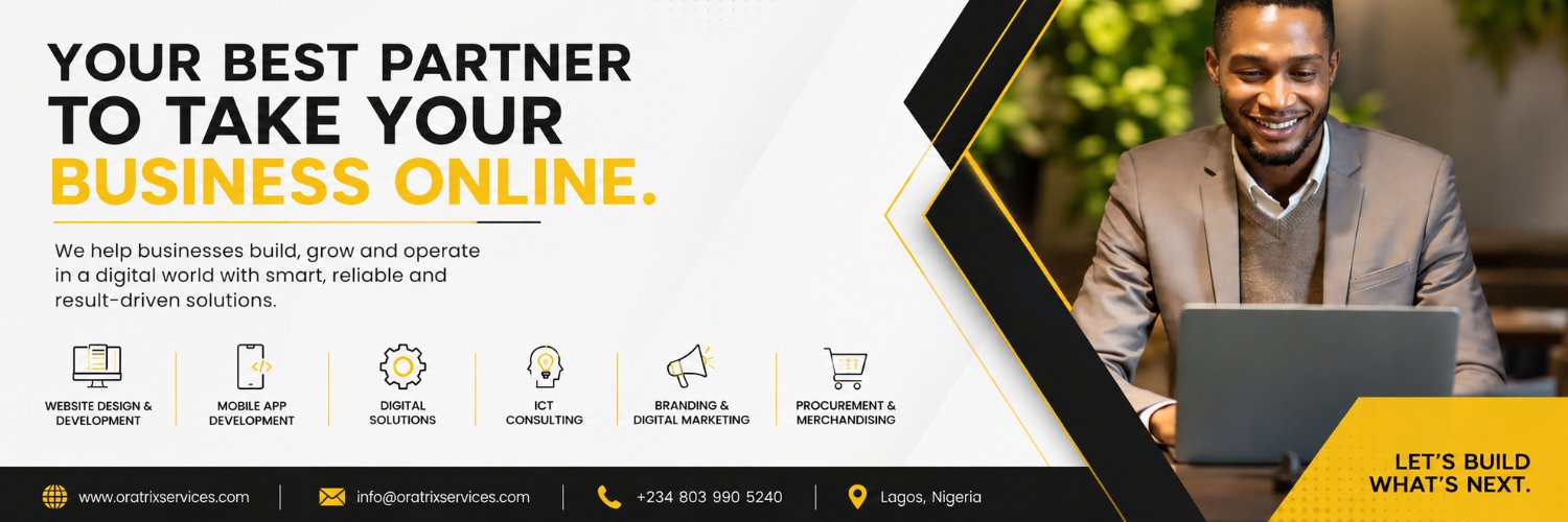 oratrixservices's profile banner image