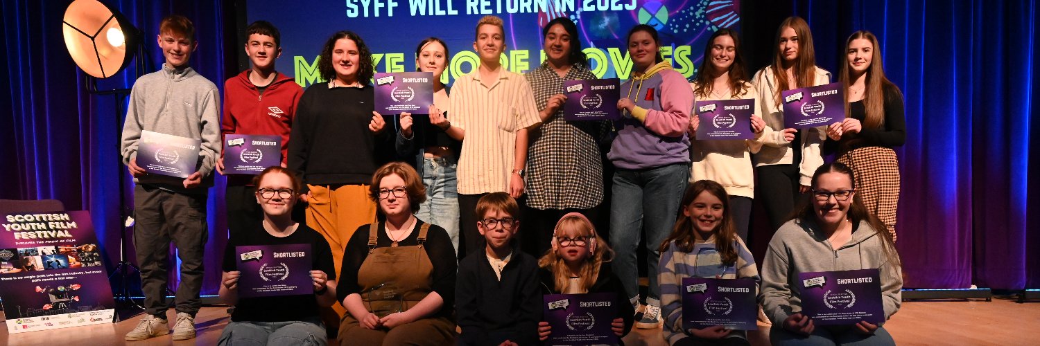 Scottish Youth Film Foundation's banner