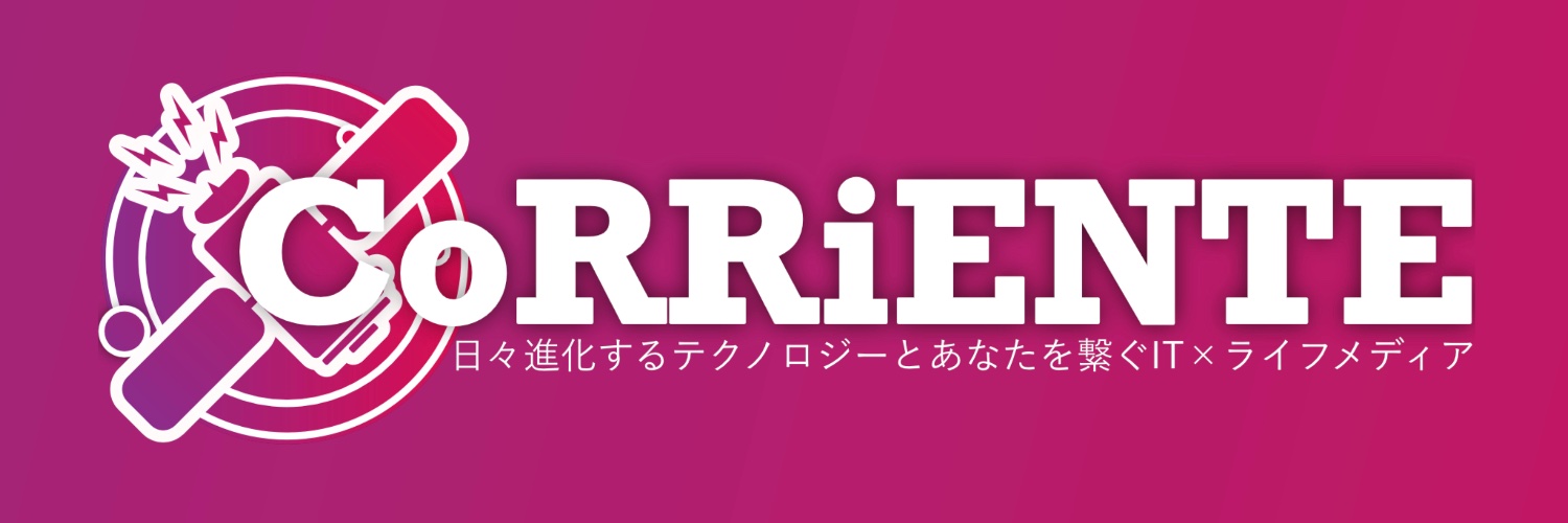 CoRRiENTE【テックxゲームメディア】's banner