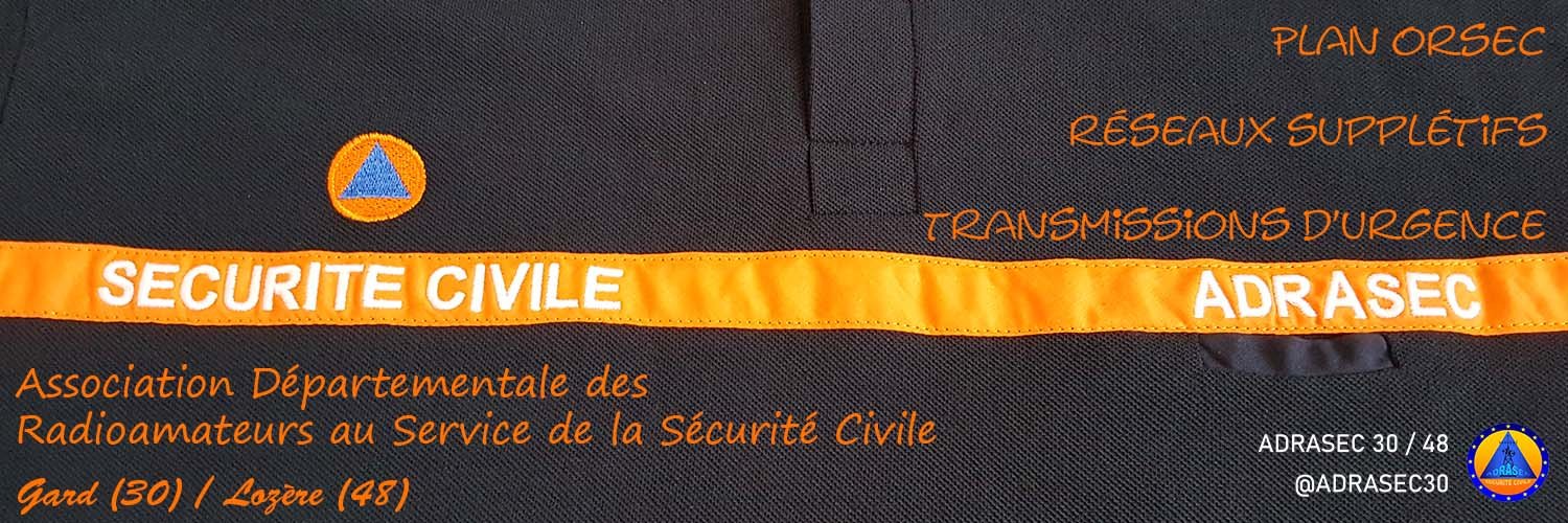 ADRASEC 30 / 48 banner