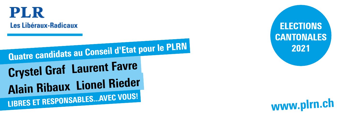 PLR Neuchâtel banner