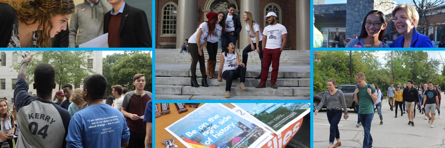 Harvard College Democrats banner