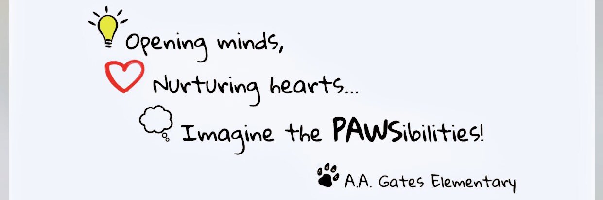 AA Gates Elementary banner