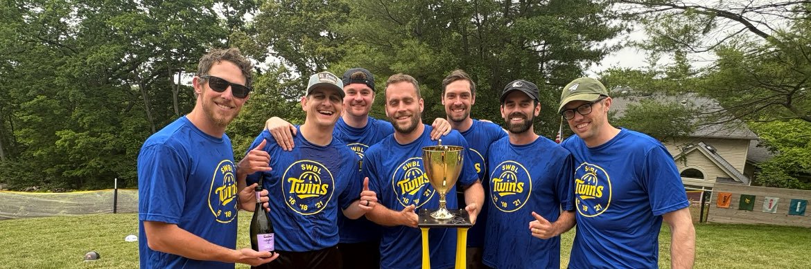 Skibbe Wiffleball League banner